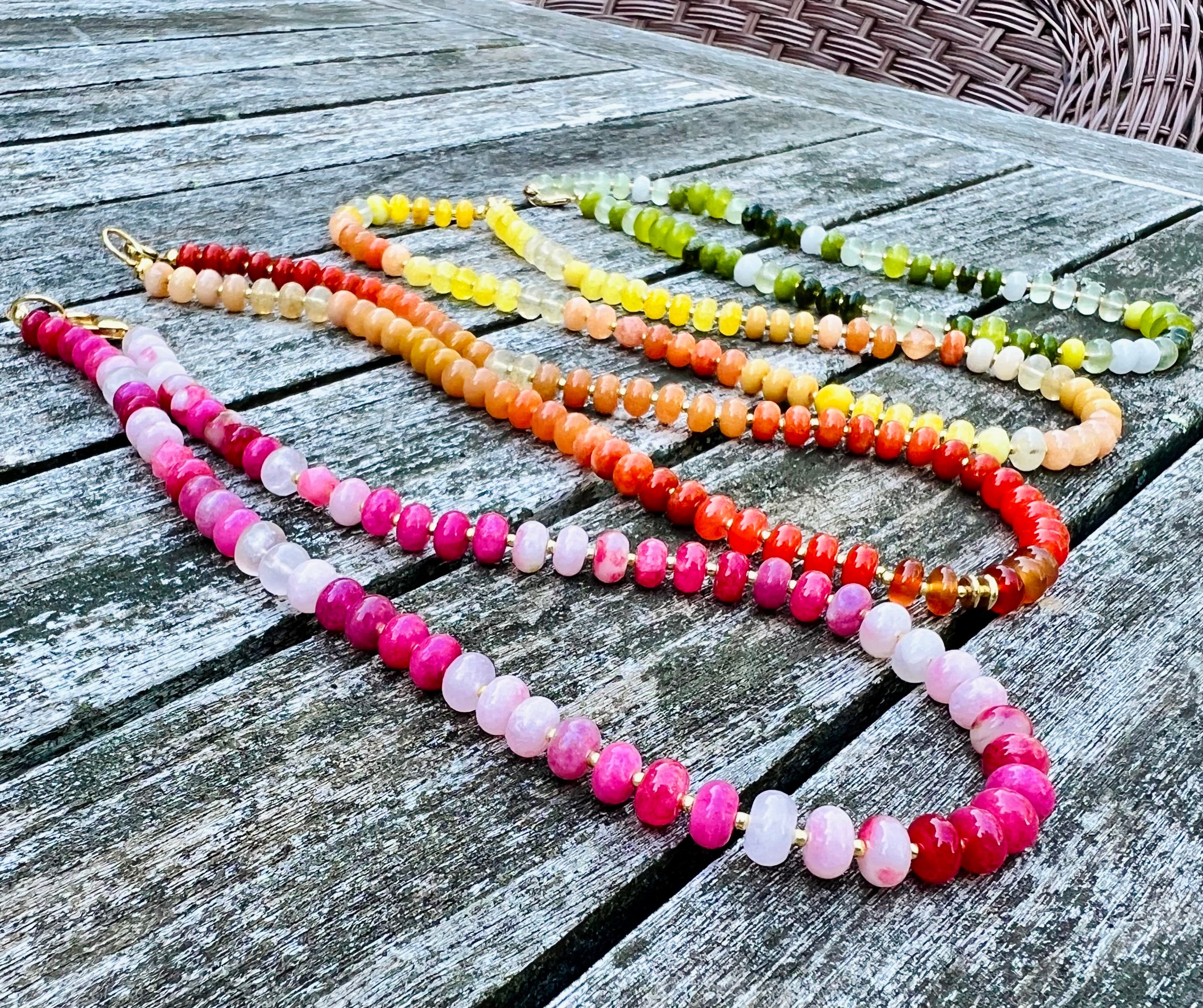Classic Gemstone Beaded Necklace