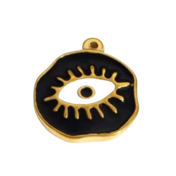 Rough Edge Evil Eye Charm