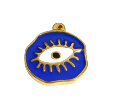 Rough Edge Evil Eye Charm