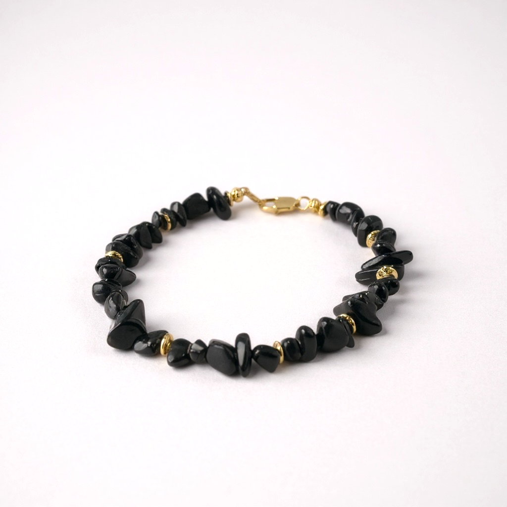 Gemstone Beaded Bracelet in Rockstar