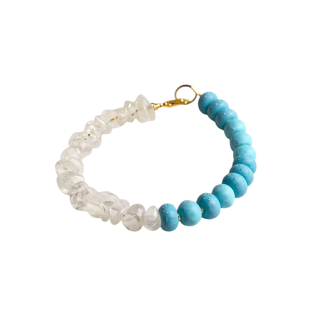 Gemstone Beaded Bracelet in Splitsville