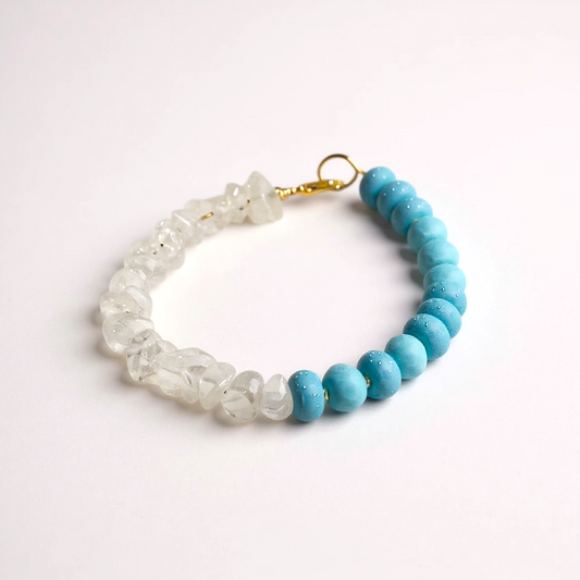 Gemstone Beaded Bracelet in Splitsville