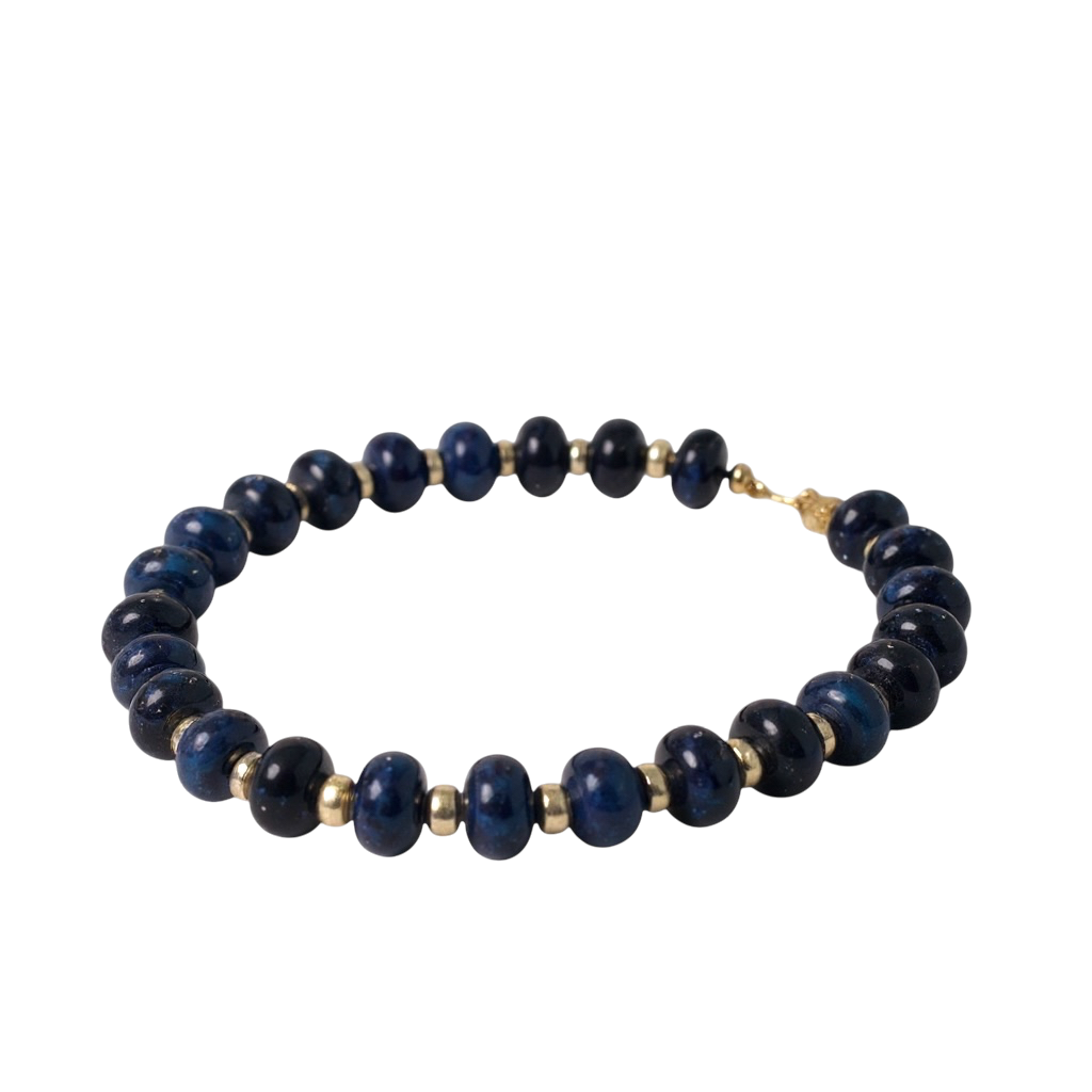 Gemstone Beaded Bracelet in Bruisin'