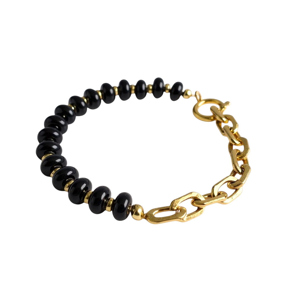 Gemstone Beaded Bracelet Two Faced
