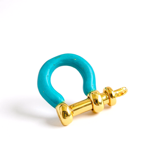 Mini Enamel Bow Shackle Clasps