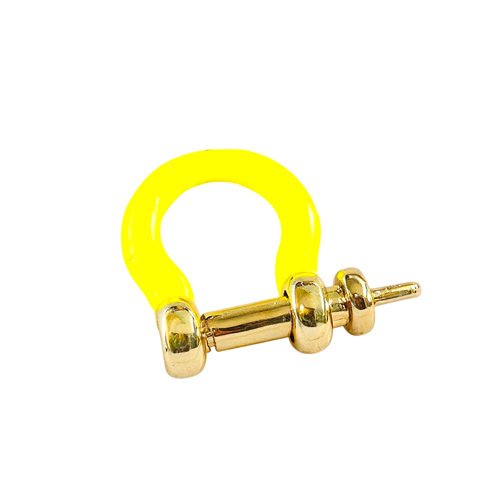 Mini Enamel Bow Shackle Clasps