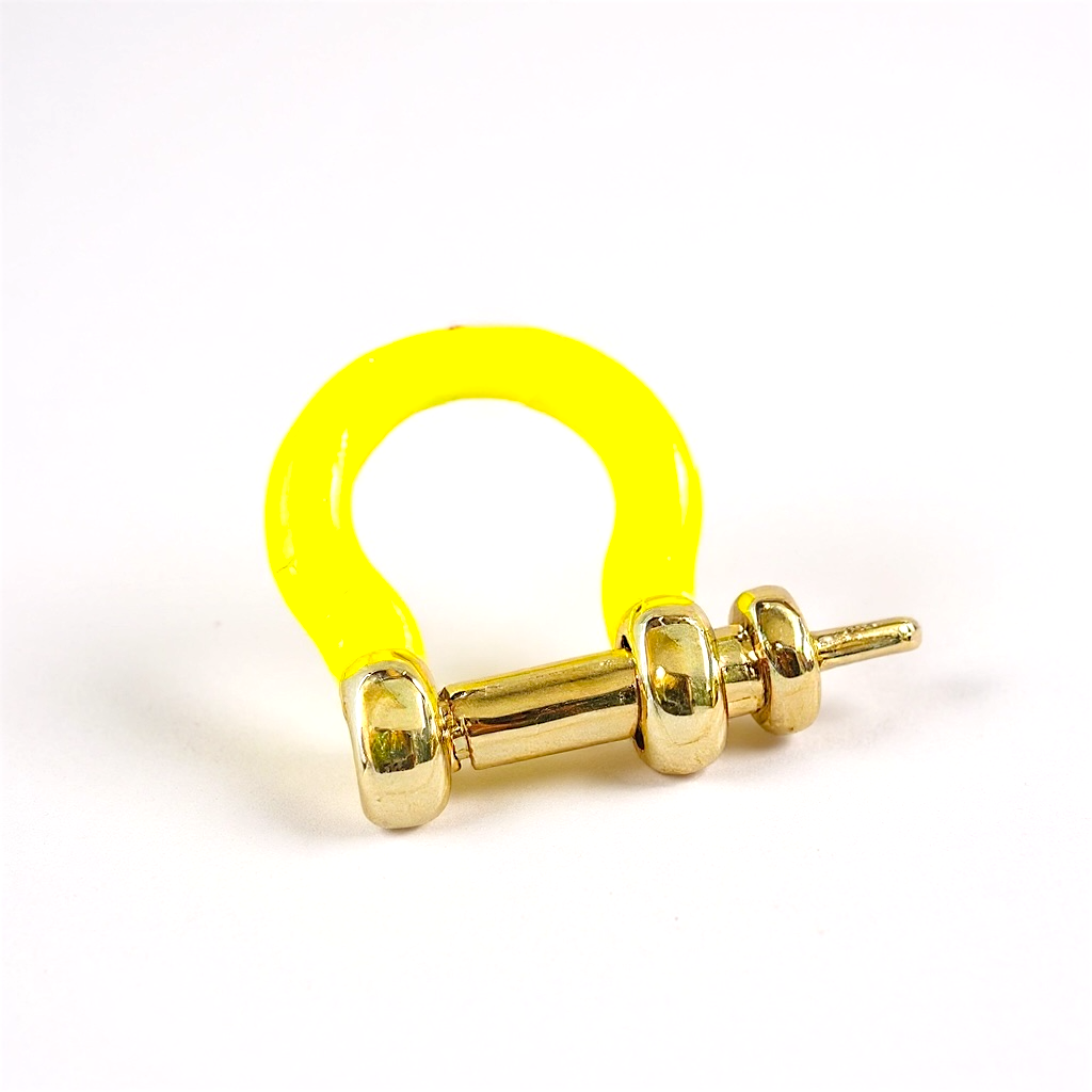 Mini Enamel Bow Shackle Clasps